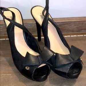 Used Guess Black Heels Size 11